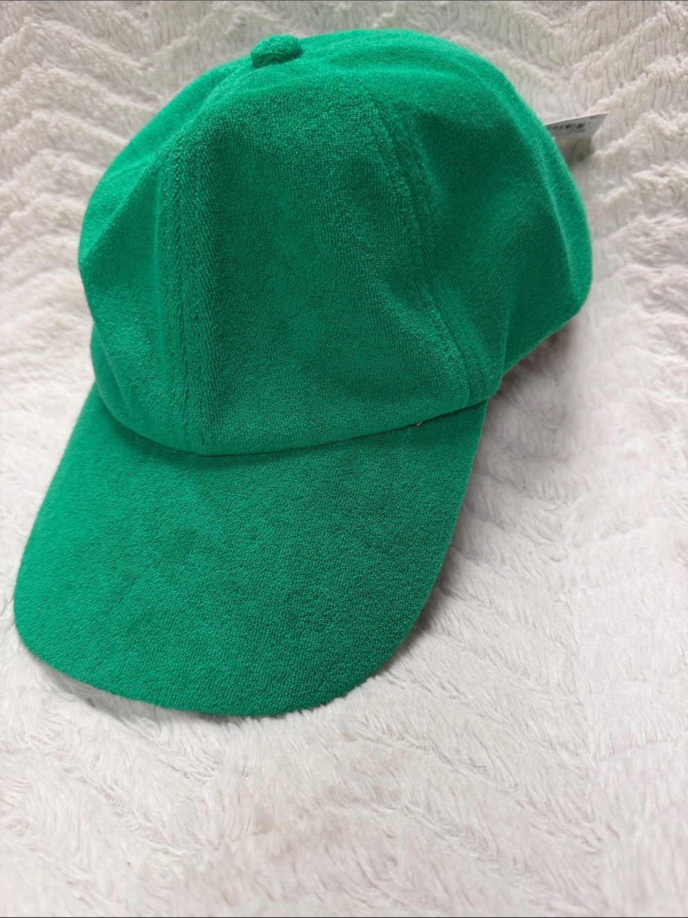 NWT Shiraleah Kelly Green Sol Terry Baseball Cap Adjustable Hat EAGLES FANS!